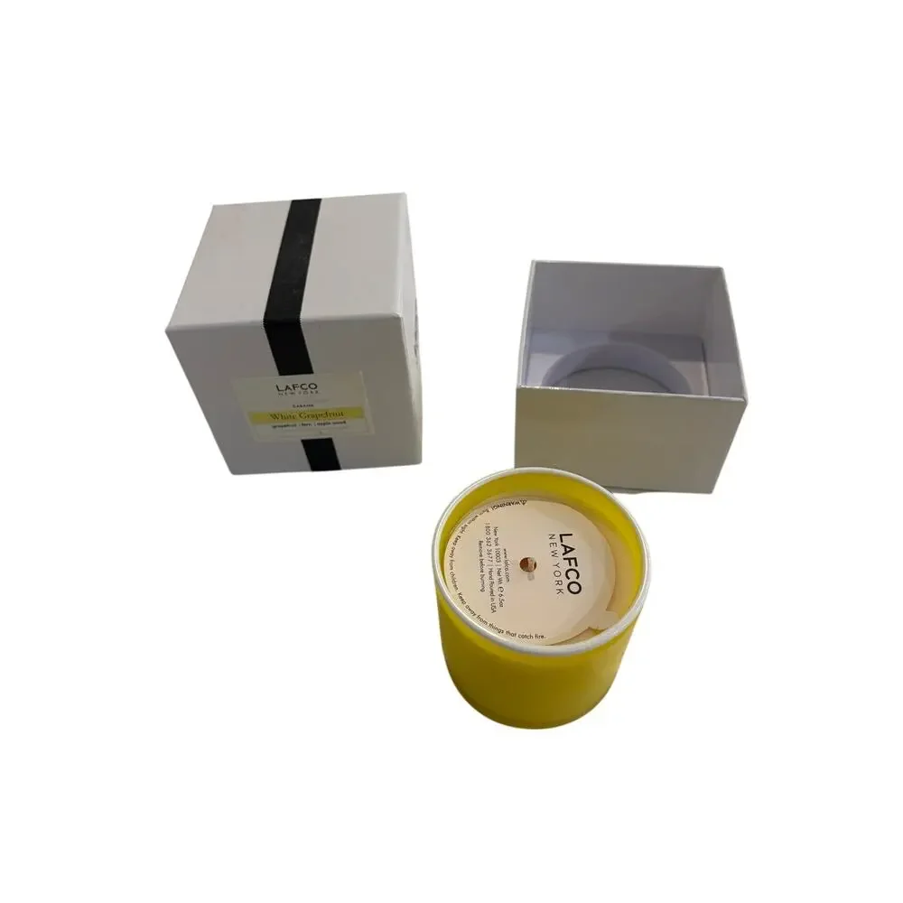 LAFCO Candle Cabana White Grapefruit Fern Applewood 6.5 oz NEW